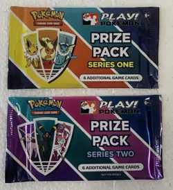 Pokemon Pokemon Play Prize Pack Series 1 & 2 One Of Each Pack ONLY 4 REMAINING - Image 1