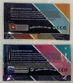 Pokemon Pokemon Play Prize Pack Series 1 & 2 One Of Each Pack ONLY 4 REMAINING - Image 2