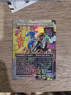 Nick Fury, Agent of S.H.I.E.L.D. (Borderless) Marvel Super Heroes Foil - Image 1