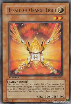 Herald of Orange Light MTG The Duelist Genesis Rare 1st Edition NM Pck Fresh - Image 1