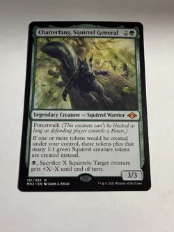 Magic: The Gathering Chatterfang, Squirrel General Mythic Regular - Image 1