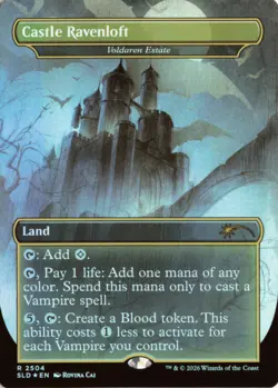 Castle Ravenloft - Voldaren Estate FOIL 2504 SLD Secret Lair Drop Series NM - Image 1