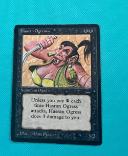 Hasran Ogress - Arabian Nights - MTG - Magic the Gathering - MP - dark mana - Image 1