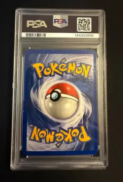 2000 POKEMON PROMO BLACK STAR POKEMON LEAGUE #9 MEW-HOLO PSA 7 - Image 2