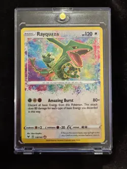 Rayquaza Basic HP120 Foil #138/185 Pokemon 2020 Card - Image 1