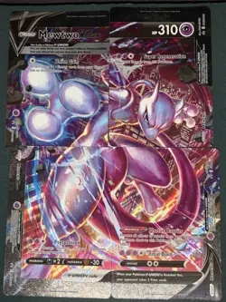 Pokemon TCG Mewtwo v Union Full Set SWSH159, SWSH160, SWSH161, SWSH162 Set of 4 - Image 1