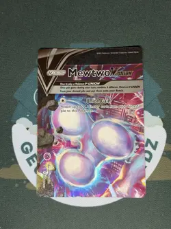 Pokemon TCG Mewtwo v Union Full Set SWSH159, SWSH160, SWSH161, SWSH162 Set of 4 - Image 3