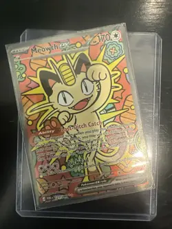 Pokemon Meowth ex 121/088 SIR Perfect Order Special Illustration Rare NM - Image 2