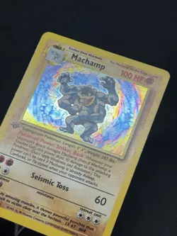 Pokemon TCG Machamp Base Set 8/102 Holo Unlimited Holo Rare - Image 2