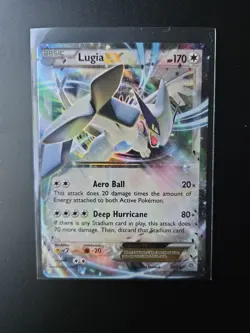 Lugia EX 68/98 Holo EX Rare Ancient Origins Pokemon HP - Image 1