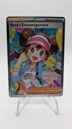 Pokemon TCG - Rosa's Encouragement 123/088 Me03: Perfect Order Holo Sir - Image 1