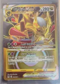 ⭐ Pokemon Giratina VSTAR 212 Lost Origin Secret Rare GOLD PSA 9 Mint Dragon - Image 2