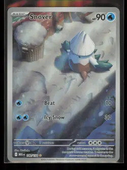 Snover Illustration Rare Mega Evolution 140/132 Moderately Played - Image 1