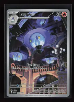 Lampent Illustration Rare White Flare 102/086 Holo Lightly Played - Image 1