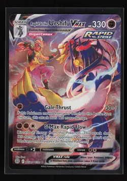 Rapid Strike Urshifu VMAX Brilliant Stars Trainer Gallery TG21/TG30 Holo LP - Image 1