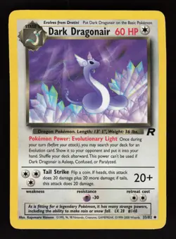 Dark Dragonair Uncommon Team Rocket 33/82 Moderately Played - Image 1