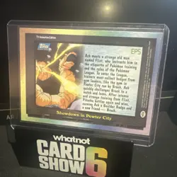 Topps Pokemon EP5 Showdown In Pewter City Holo Foil Blue Label NM - Image 2