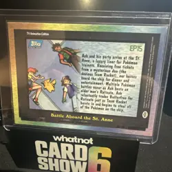 Topps Pokemon EP15 Battle Aboard The St. Anne Blue Label NM - Image 2