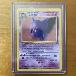 Gengar Pokemon Rare Fossil 20/62 - Image 1