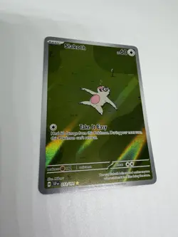 Pokemon Slakoth Illustration Rare Full Art Holo 212/191 Surging Sparks HP 60 - Image 2