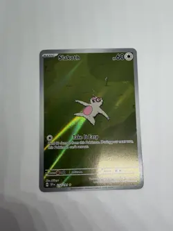 Pokemon Slakoth Illustration Rare Full Art Holo 212/191 Surging Sparks HP 60 - Image 3