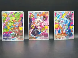 POKEMON Series 2 First Partner Illustration Grookey 052 Scorbunny 053 Sobble 054 - Image 1