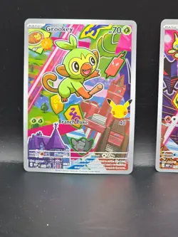 POKEMON Series 2 First Partner Illustration Grookey 052 Scorbunny 053 Sobble 054 - Image 2