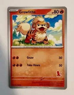 GROWLITHE MY FIRST BATTLE POKEMON UNCONFIRMED NM - Image 1