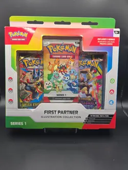 Pokemon TCG First Partner Illustration Collection Series 1 (SEALED BOX) - Image 1