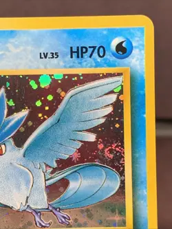 Pokemon TCG Japanese Articuno No.144 Fossil Set Holo Rare VTG WOTC Era NM Swirl - Image 3