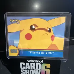 Pokemon Topps Series 3 Orange Islands OR3 Pikachu Re-Volts NM - Image 1