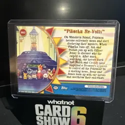 Pokemon Topps Series 3 Orange Islands OR3 Pikachu Re-Volts NM - Image 2