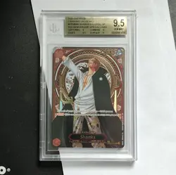 One Piece CCG Shanks Carrying on His Will Gold Foil SP OP09-004 BGS 9.5 - Image 1