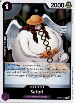 Satori R Adventure on Kami's Island OP15-066 One Piece TCG - Image 1