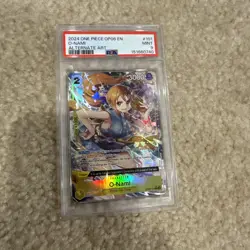 2024 One Piece English OP06-101 O-Nami Alternate Art Rare PSA 10 GEM MINT - Image 1