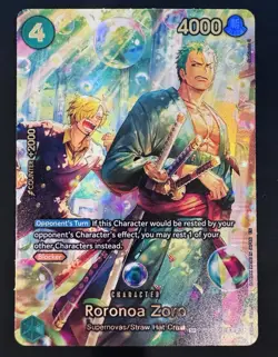 One Piece CCG Roronoa Zoro PRB02-006 (SP) Bubble Zoro - Image 1