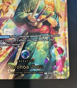 One Piece CCG Roronoa Zoro PRB02-006 (SP) Bubble Zoro - Image 4