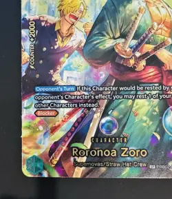 One Piece CCG Roronoa Zoro PRB02-006 (SP) Bubble Zoro - Image 5