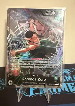 One Piece TCG Roronoa Zoro OP12-020 Leader Alt Art Legacy of the Master English - Image 1