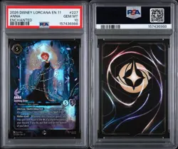 2026 Disney Lorcana Winterspell Anna Soothing Sister Enchanted PSA 10 - Image 3