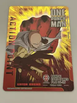 One Punch Man Action Point Bandai Fest 24-25 UEPR/OPM-AP01 Promo Union Arena - Image 1