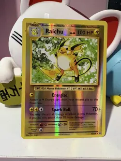 Raichu 36 /108 XY Evolutions Reverse Holo Rare Cute Pokemon Card ✨🩷 - Image 1