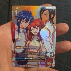 NENA TRINITY GUNDAM CARD GAME G004-089 RARE ALTERNATE ART R+ PILOT CCG Q3855 - Image 1