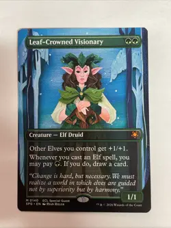 Leaf-Crowned Visionary (Borderless) Special Guests Mythic #140 - Image 1