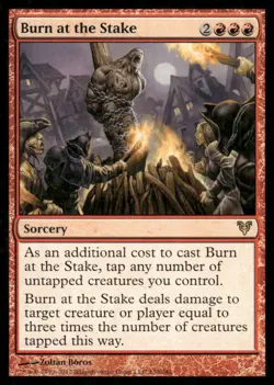 Avacyn Restored #130 Burn at the Stake - Image 1