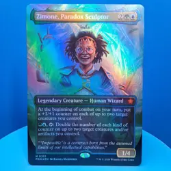 Zimone, Paradox Sculptor (Borderless) Foundations Foil - Image 1