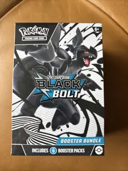 Pokemon TCG Scarlet & Violet Black Bolt Booster Bundle New Sealed - Image 1