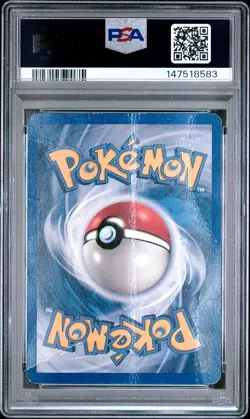 2002 POKEMON LEGENDARY COLLECTION #61 RATICATE-REVERSE FOIL PSA 1 - Image 2