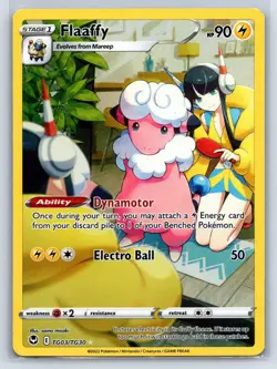 Flaaffy TG03/TG30 Holo Silver Tempest Trainer Gallery Pokemon Holo NM - Image 1