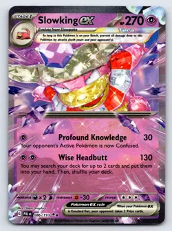 Slowking ex 086/193 Double Rare Paldea Evolved Pokemon Near Mint - Image 1